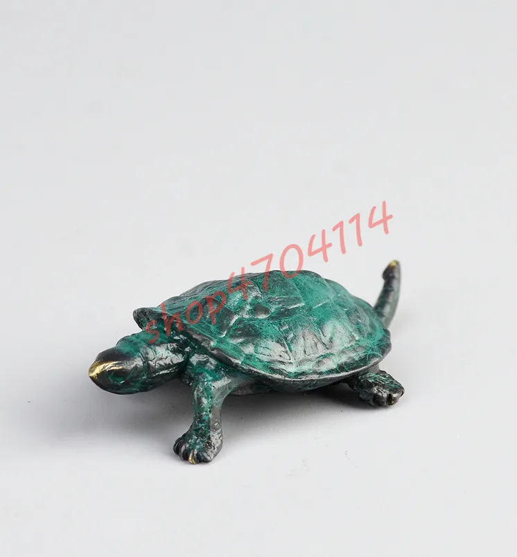 Чистая медь морские животные Черепаха чай pet изысканные ремесла украшения чайной