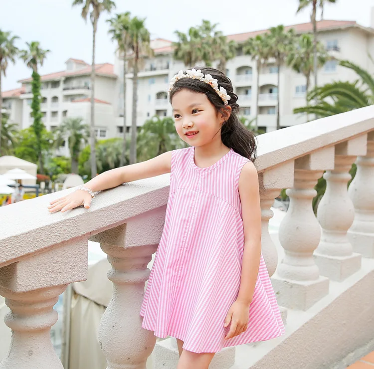 Big Princess Girl Children Dresses Blue Beach Toddler Summer Dress For Girls A Line Cotton 2019 Holiday Baby Children Clothing 2  4 5 6 7 8 9 10 11 12 13 14 15 years little big dresses for birthday  (12).jpg