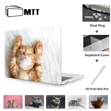 MTT чехол для ноутбука macbook air 13 Pro retina 11,6 12 13,3 15,4 чехол с милым котом для macbook air 13 Pro 13 15 дюймов с сенсорной панелью