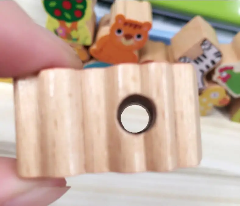 wooden toys puzzles for kids children