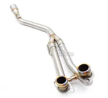 Stainless Motorcycle Exhaust Pipe Middle muffler exhaust pipe For T-MAX500 T MAX500 TMAX 500 TMAX530 2008 2009 10 12 13 14 15 16