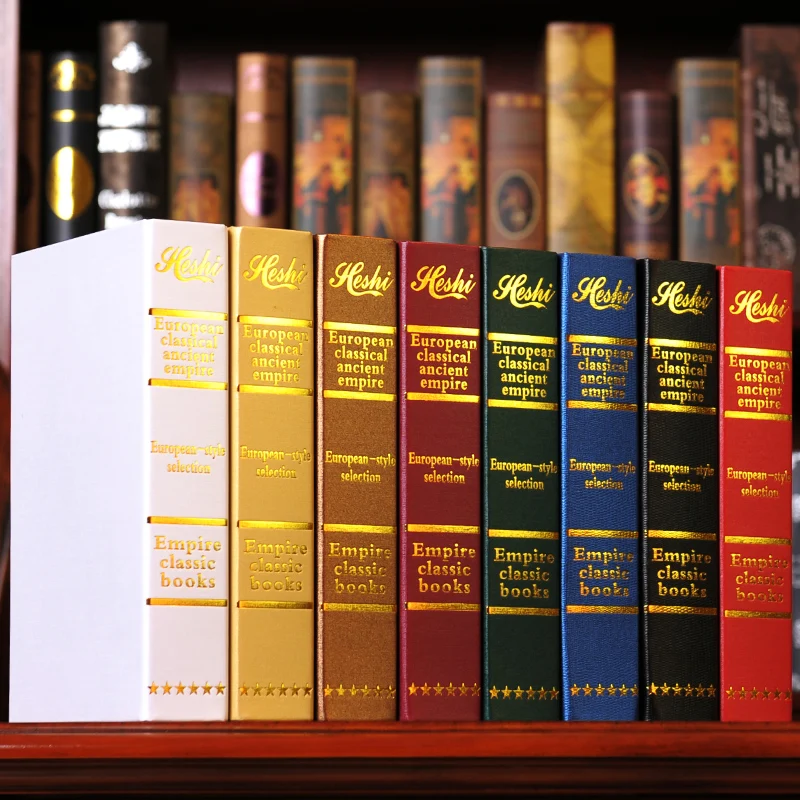 

10pc Book European empire photography study new false bookcase props simulation box decoration book