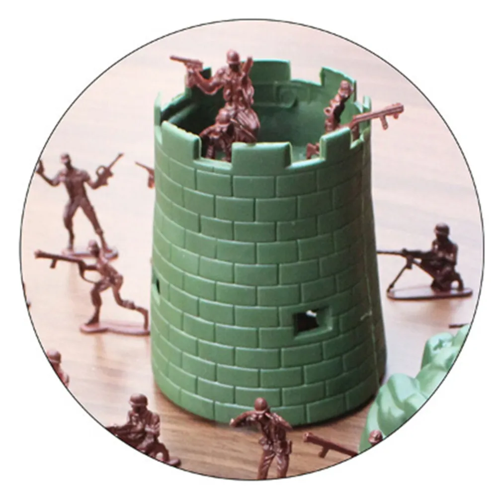 Армейские мужские и детские игрушки 100 шт. военные пластиковые фигурки экшн