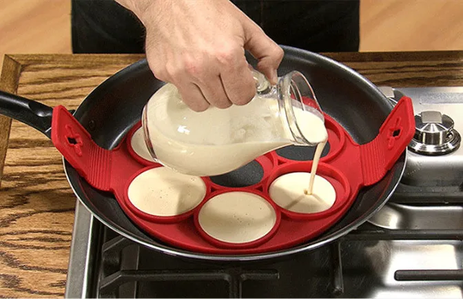 Оригинальное мыло ручной работы. Силиконовая форма для кекса с дыркой. Круглый. Силиконовая форма для котлет. Форма для выпечки.