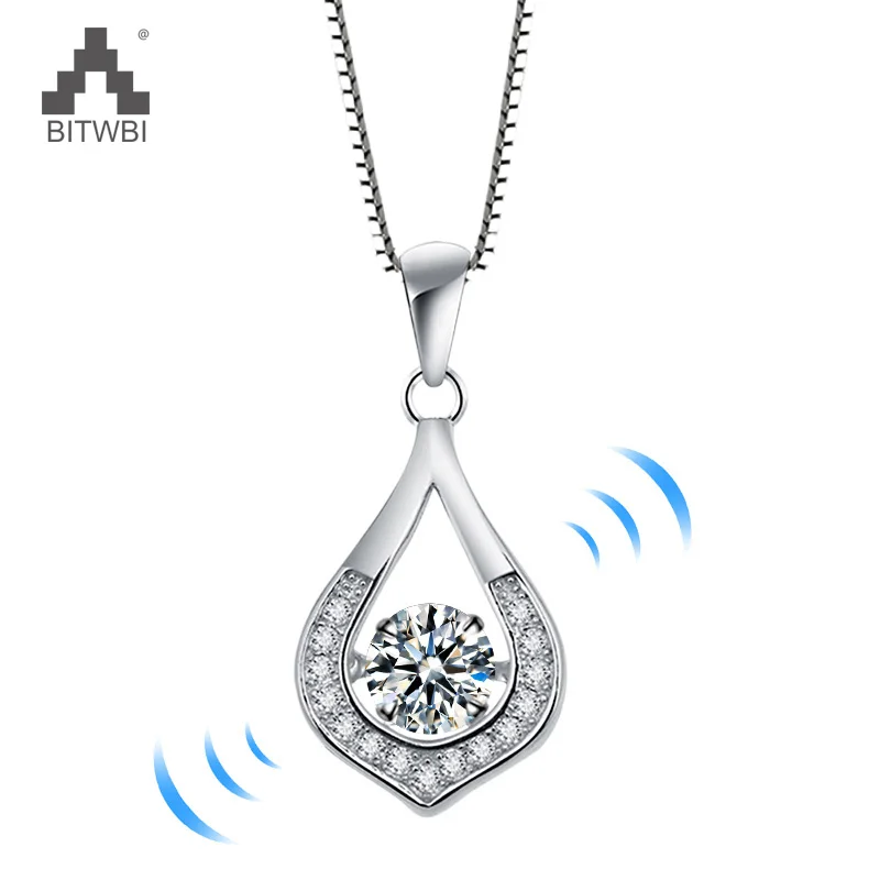 Новинка Лидер продаж 100% 925 пробы серебро пожимая танец Zircon Для женщин ювелирные