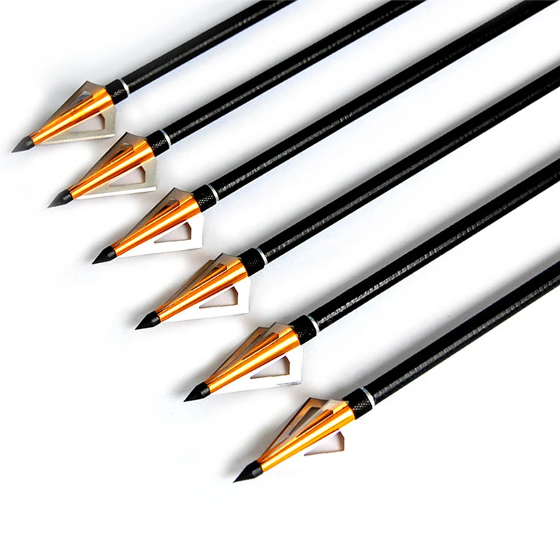 125 grains gold broadheads archery hunting tips bow and arrow outdoor