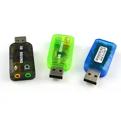 USB звуковая карта внешние наушники и микрофон 5,1-Channel w/мм 3,5 мм разъем интерфейс компьютер стерео микрофон аудио USB конвертер