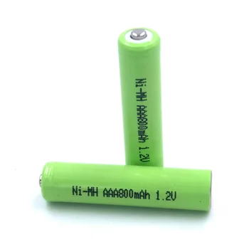 

AAA 800mAh 10pieces Rechargeable batteries NI-MN Battery Tip the battery Camera toy clock flashlight Remote control