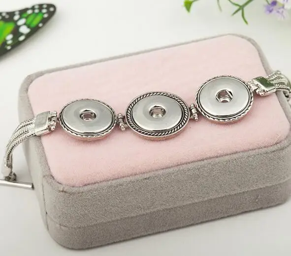 Женский винтажный браслет с кнопками 18 мм|bracelet jewelry|snap braceletwomen bracelet |