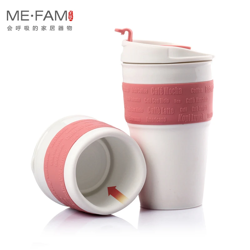 ME.FAM Новые 355ml Силиконовые Складные Кофейные Чашки со Спиральной PP