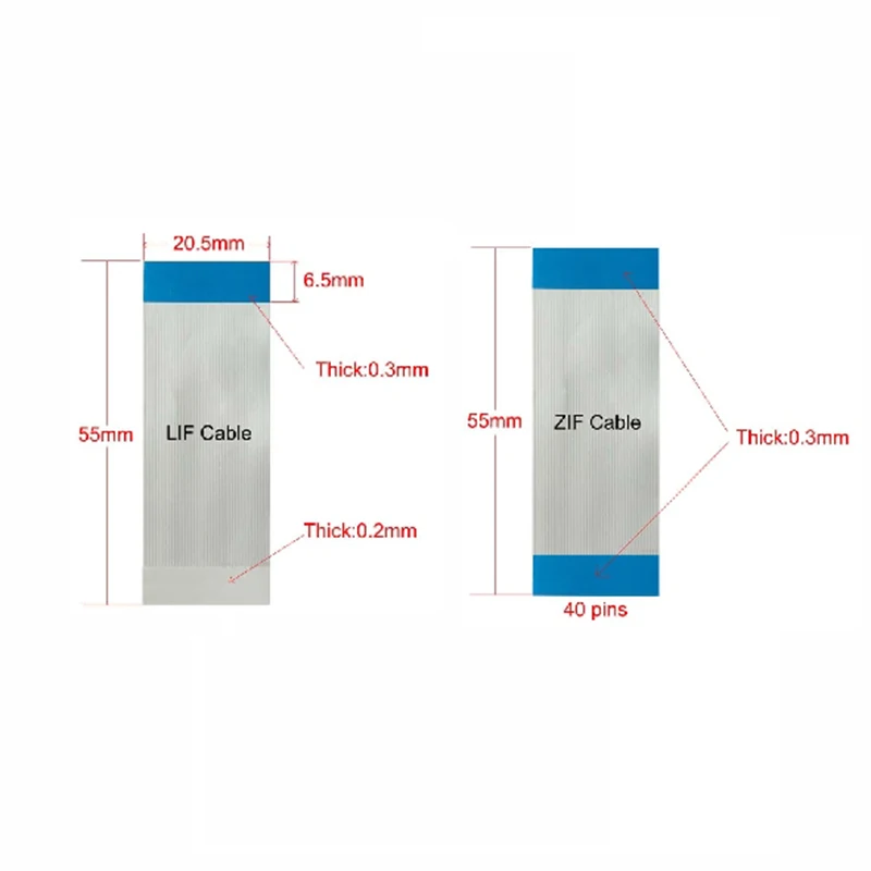 ZIF LIF Cable