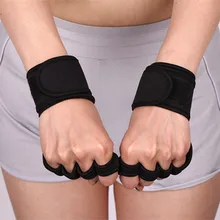 1 пара перчатки для тяжелой атлетики, тренировки, фитнеса, упражнений, тренажерного зала, рукоятки для рук, защитные перчатки для запястья, поддержка пауэрлифтинга