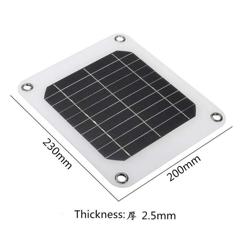 BUHESHUI 5 W 5 V Портативное солнечное зарядное устройство на открытом воздухе USB цифровая рамка стиль солнечное зарядное устройство для iPhone samsung Android 5 V устройство