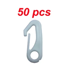 50 Pcs Nylon Flag Pole Clip Snaps Hook Flag Pole Attachment