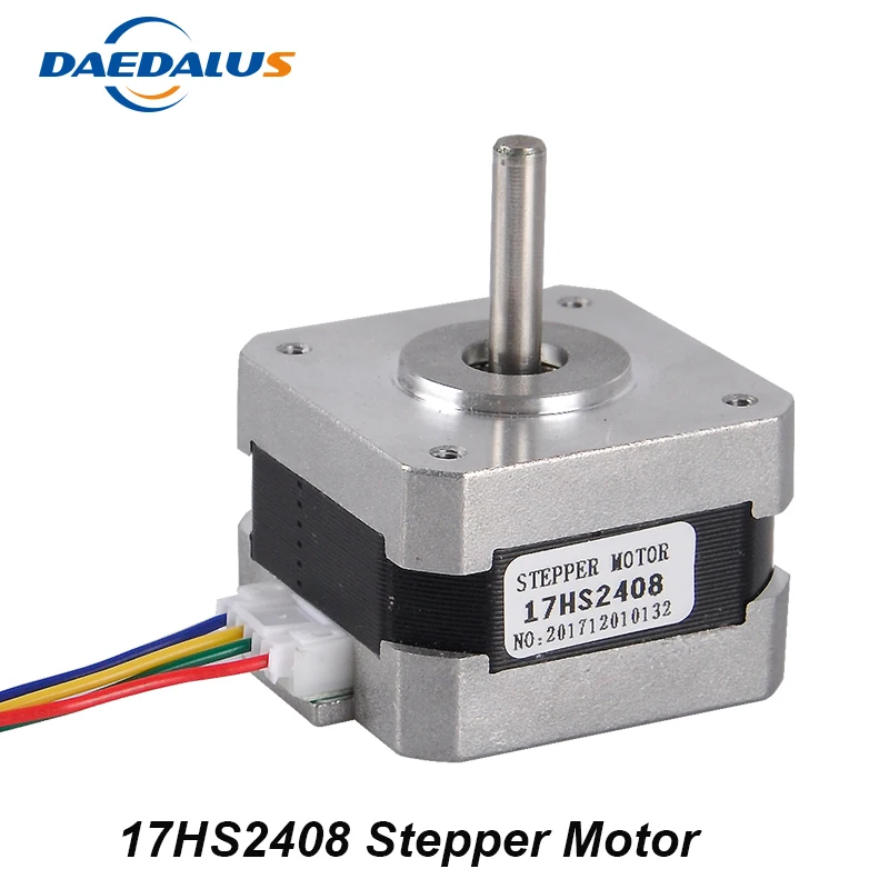 

1PCS 17HS2408 Stepper Motor 4-lead Nema 17 Stepper Motor 42 Motor 0.6A 12N.cm For CNC Laser and 3D printer