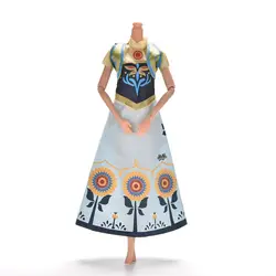 Ручной работы DIY модное свадебное платье для с жилетом Кукольное платье кукольная одежда 27 см