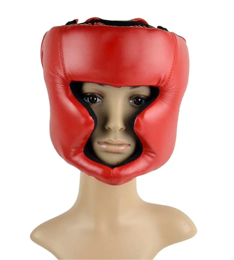 Головной редуктор, тренировочный шлем, защита для бокса, красный