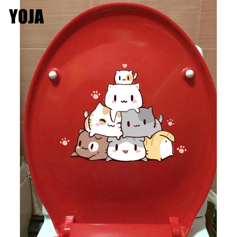 YOJA 23 5*18 3 см Непослушный Кот украшение для спальни наклейка на стену с животными