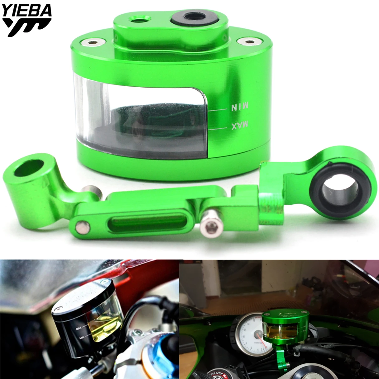 

Motorcycle Brake Fluid Reservoir Clutch Tank Oil Fluid Cup FOR KAWASAKI ZX-6 ZX9R ZX10R ZX12R ZZR600 Z900 Z650 Z1000 W800/SE