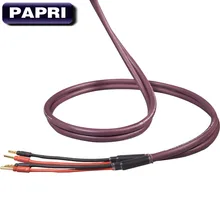 PAPRI MPS C-400SP 99.9997% OFC High Quality Cable 24K Gold Plated Speaker Audio Connector Banana Plugs Amplifier HiFi Wire 1PAIR 20pcs 2mm pin speaker banana plugs gold plated wire cable connector for audio hifi musical speaker adapter kit