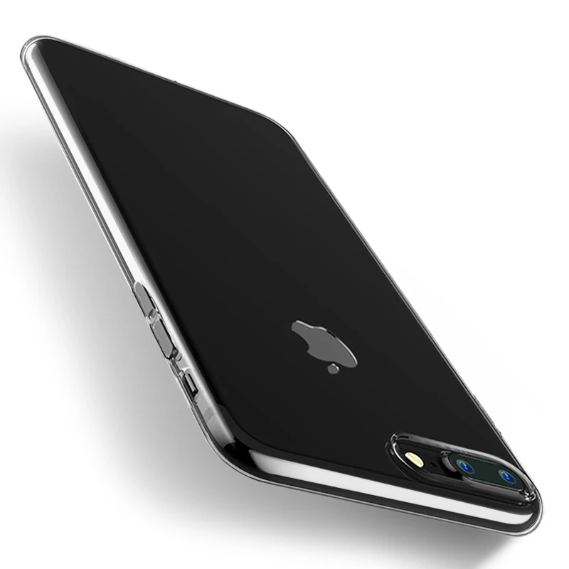 Оригинальный прозрачный ТПУ чехол Ультратонкий Мягкий для iPhone XS Max XR X 10 8 7 6s Plus