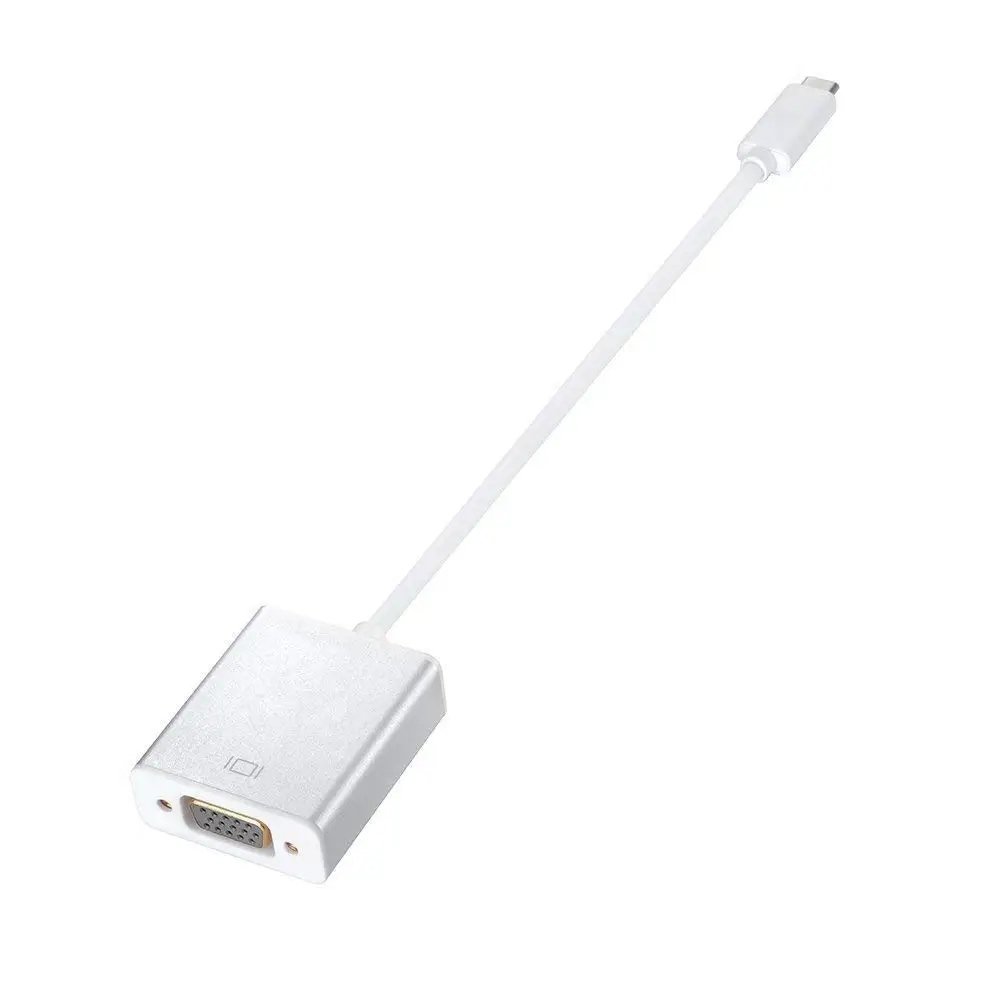 Кабель адаптер USB C Type раньше VGA 10 Гбит/с для нового Macbook 12 дюймов Chromebook Pixel Lumia