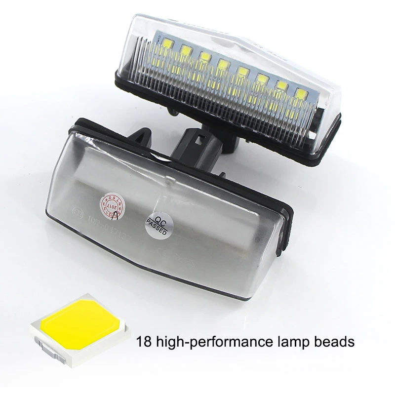 toyota prius number plate bulb