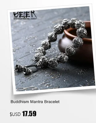 BEIER Dropshipping 316L Stainless Steel High Polish Bracelet Snail Bracelet Fashion Jewelry for man women BR-C006