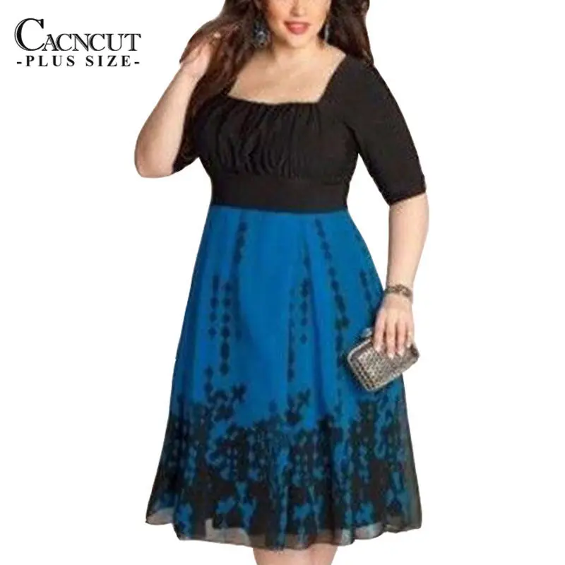 

2018 Autumn Winter Elegant 6XL Plus size Women Dress Women sexy Floral print party dating dress large big size Clothing Vestidos
