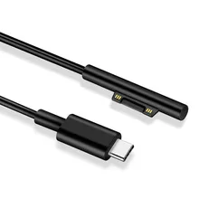 Поверхность подключения к usb type C зарядный кабель для Surface Pro 3 4 5 6 Go Book 15V PD зарядки