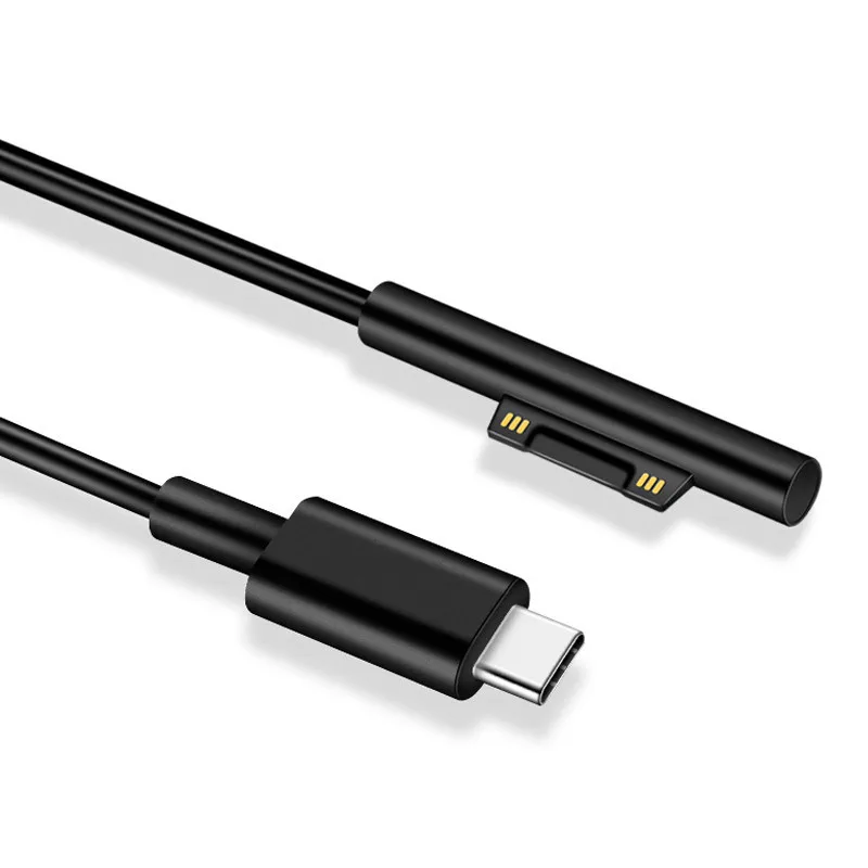 Ceny Powierzchni połączyć się z rodzaj usb C kabel do ładowania dla Surface pro 3 4 5 6 iść 15V ładowania PD