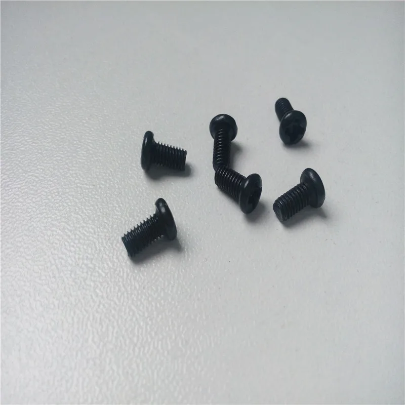

500pcs round head screws M3*6mm screws black Cross round head screws PM screws