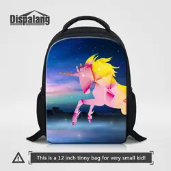 Dispalang милые dimaond Единорог печати школьная сумка Bookbags для детей 12 дюймов небольшой рюкзак для детей от 0 до 5 лет Mochilas