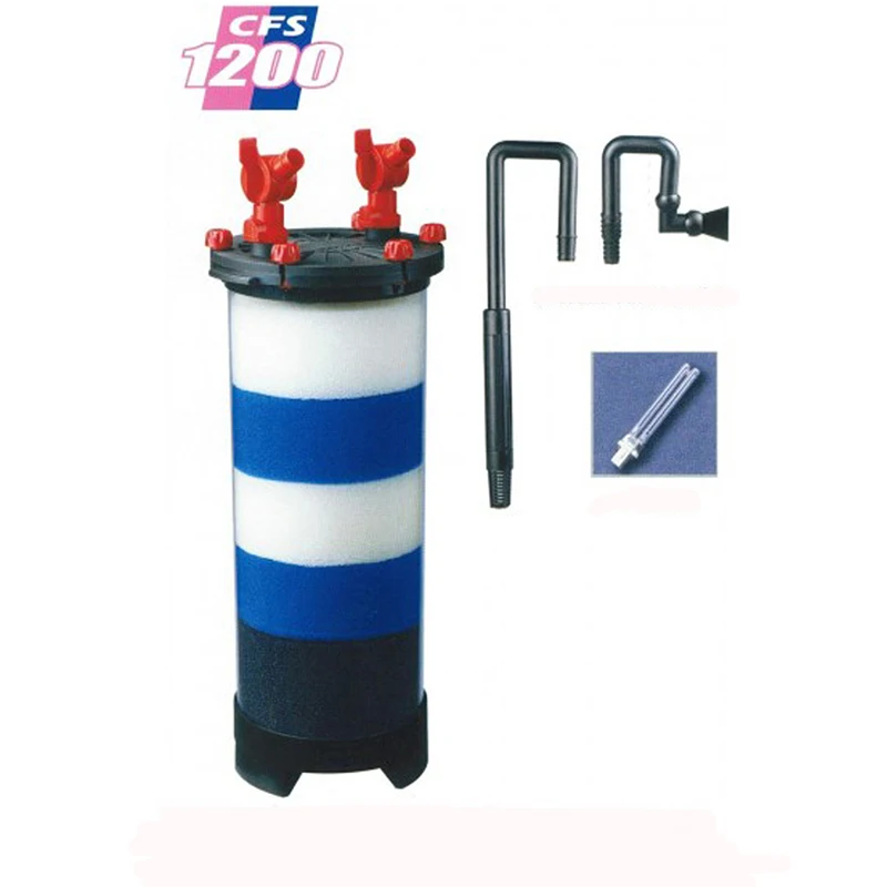 ODYSSEA CFS1200 Aquarium External Canister Filter 1200GPH Tropical Saltwater Fish Tank Auto