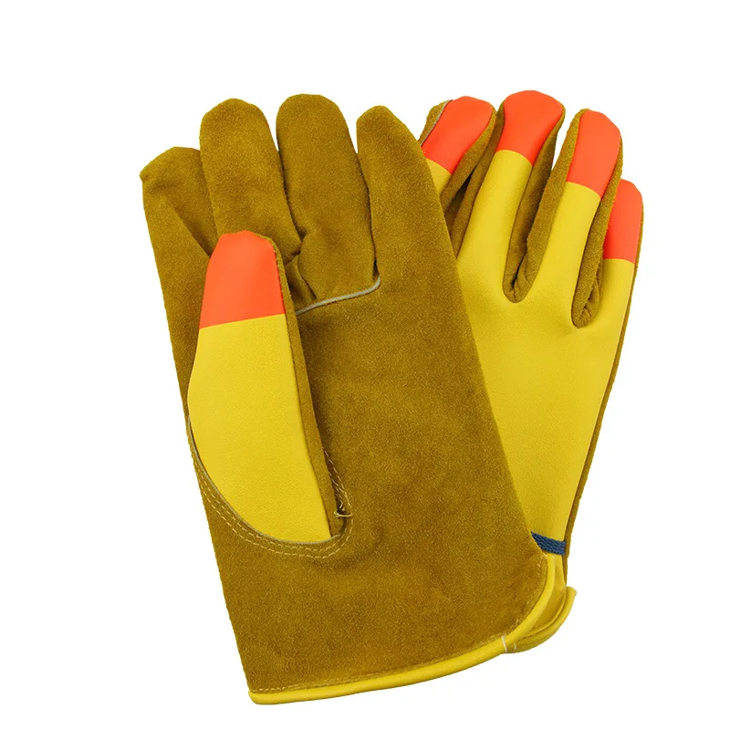 Leather PU gloves Handling outdoor driver gloves Fire gloves Cycling climbing Leather gloves Leather PU gloves Handling outdoor driver gloves Fire gloves Cycling climbing Leather gloves