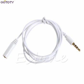

3.5mm Male to Female M/F Plug Stereo Audio Headphone Aux Extension Cable Cord 1M