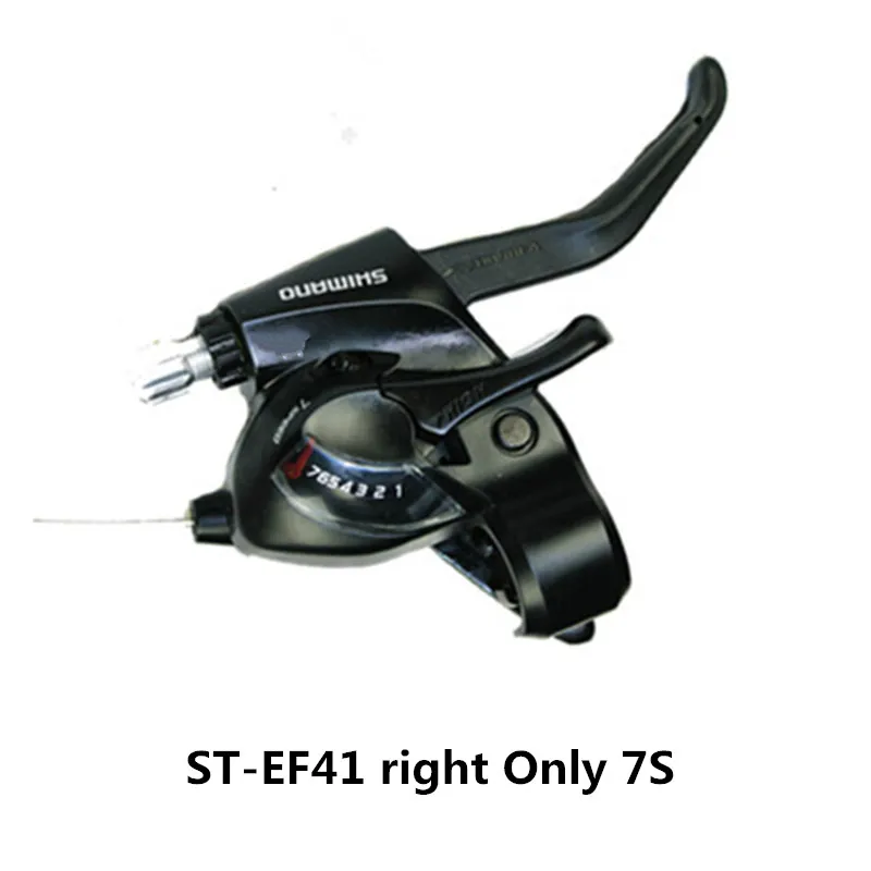 SHIMANO ST EF41 7 для езды на горном/шоссейном велосипеде сиамский циферблат 7/8 скорость