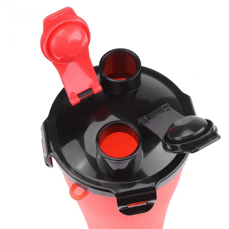 2in1 Outdoor Dog Driking Water Bottle Pet bowls Feeder Food Bottle Travel Food Supplies Container Dish Cup For Cats and Dogs (13)