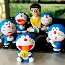 Новинка 6 шт./компл. милые автомобильные игрушки кукла кошки авто аксессуары интерьера украшения японская аниме кукла украшение автомобиля внутри прекрасный DIY