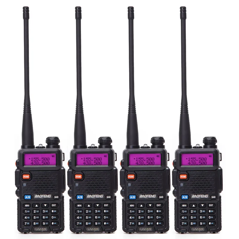Рация Baofeng UV 5R talkie 5W 128CH Dual Band VHF & UHF 136 174 и 400 520 МГц двусторонняя радиосвязь UV5R