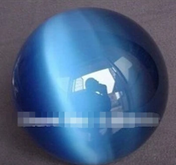 

A 331BIG BLUE CAT EYE SPHERE CRYSTAL BALL 100mm stand