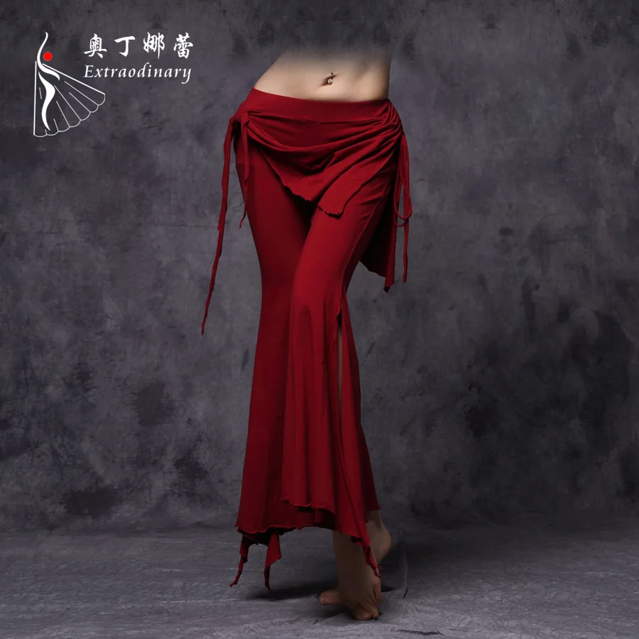 

Dancewear Belly Dance Pants Cotton Pants Professional Belly Dance Performance Trousers Pants Dancing For Women