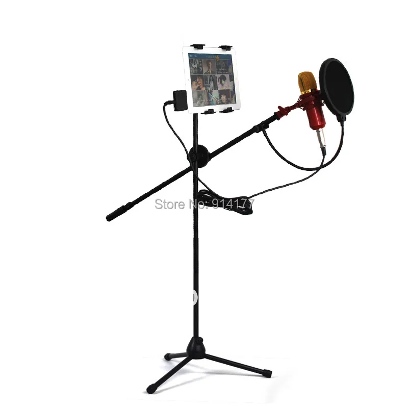 Karaoke Mixer set Condenser Micrphone Floor Type