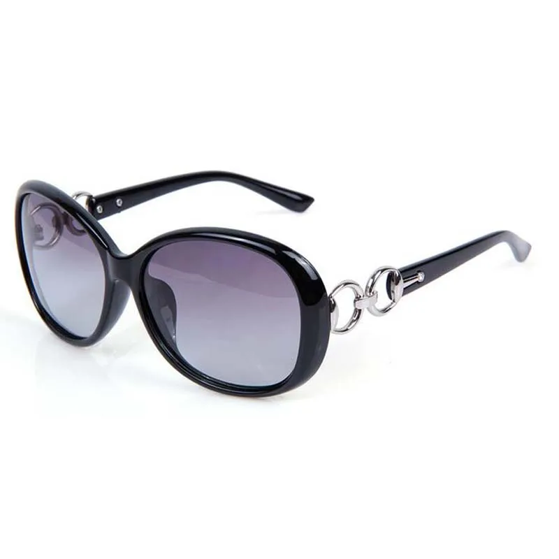 Высокая мода, женские солнцезащитные очки, поляризованный отражающий, для вождения, солнцезащитные очки, брендовые, дизайнерские, летние, солнцезащитные очки, высокое качество - Цвет линз: Getting black
