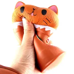 С Кофе чашки кошка Ароматические медленно расправляющиеся мягкие игрушки Squeeze коллекция игрушка подарок F5