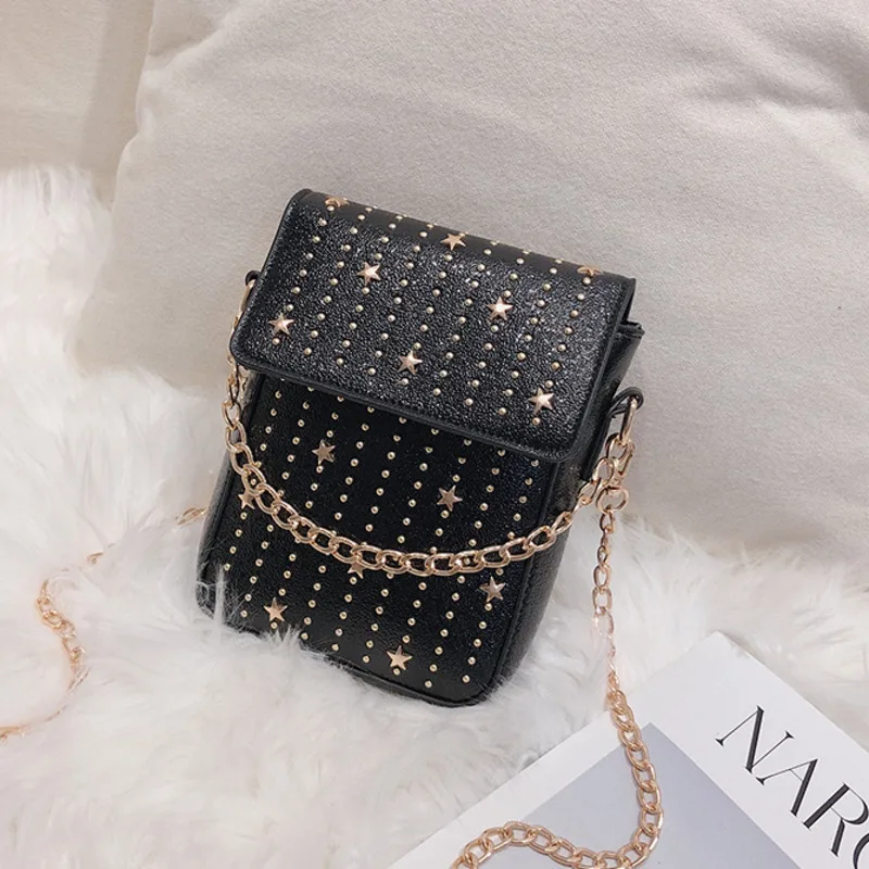 

Female Crossbody Bags For Women 2019 High Quality Leather Luxury Handbag Designer Sac A Main Ladies Rivet Shoulder Messenger Bag