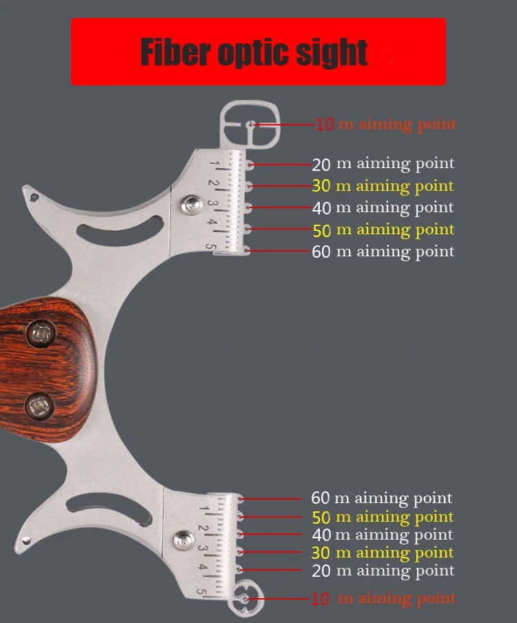 Topcarchery Рогатка Плоская Лента охотничья Рогатка из нержавеющей стали с 100 шариками и 3 резиновыми лентами и магнитным кольцом