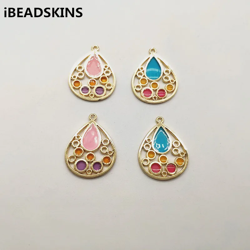 New arrival! 32x25mm 50pcs drop-shape Stud earring/earrings accessories/Earring parts for Jewelry findings Handmade making