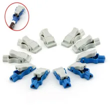 10pcs/set Free Shipping 4.0 Banana to Snap/Button Adult ECG Clips Adapter, ECG Cable Accessories use for 11pin ge eagle solar dash tram datex ohmed ecg machine the 416035 001 cable ekg 10 lead the aha snap leadwires set