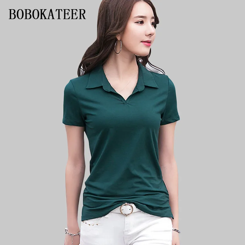 

BOBOKATEER funny t shirts women 2019 summer plus size vetement femme casual t shirt women tops cotton tee shirt femme haut femme